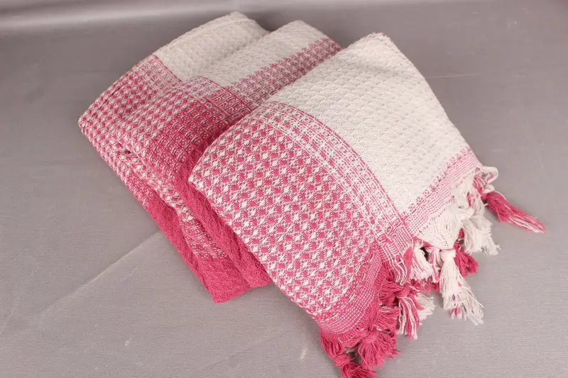 Bridal Shower Gift, Boho Throw Blankets, 92x88 Cotton Striped Towel, Bachelor Party Gifts, Personalized Home Gift Wedding, Shower Curtain, Bedspread - 7