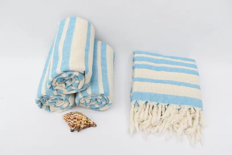 Extra large Turkish bath towel, Gifts For Him, Peshtemal Towel, 70x34 Cotton Striped Towel, Absorbent towel, Memorial Gift, Bachelor Towel - 8