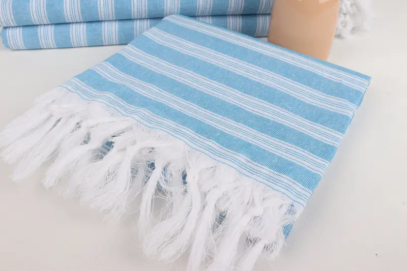 Peshtemal Towel, Bridesmaid Gift Towel, Peshtemal, Wedding Favors, Gym Towel, Gifts For Him, 70x40 Cotton Striped Towel, Beach Towel Personalized - 3
