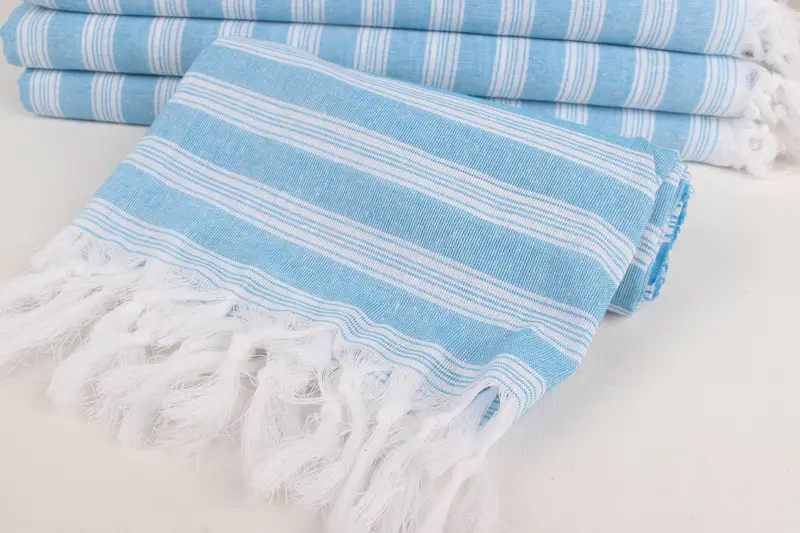 Peshtemal Towel, Bridesmaid Gift Towel, Peshtemal, Wedding Favors, Gym Towel, Gifts For Him, 70x40 Cotton Striped Towel, Beach Towel Personalized - 2