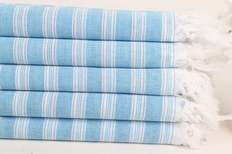 Peshtemal Towel, Bridesmaid Gift Towel, Peshtemal, Wedding Favors, Gym Towel, Gifts For Him, 70x40 Cotton Striped Towel, Beach Towel Personalized - 1