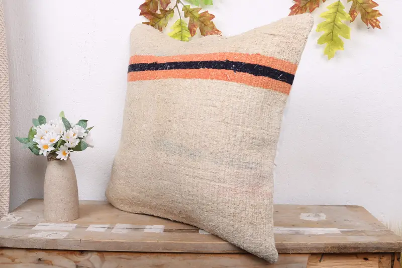 Pillow Case, Interior Designer Pillow, Antique Pillows, Outdoor Cushion Cover, Pillow for Sofa, 18x18 White Cushion, Bolster Throw Cushion - 4