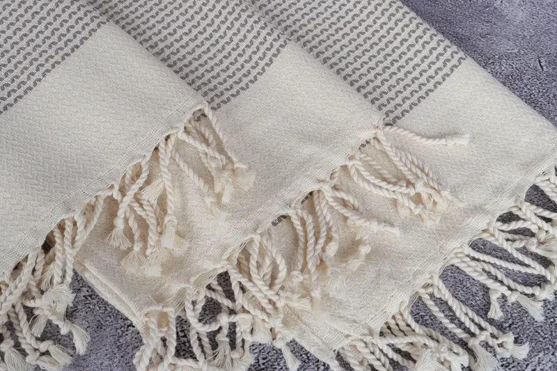 Monogram Hand Towel, 40x20 Cotton Diamond Towel, Turkish Hand Towel, Best Friend Gift, Maid Of Honor Gift, Summer Gift, Personalized Dish Towel - 5