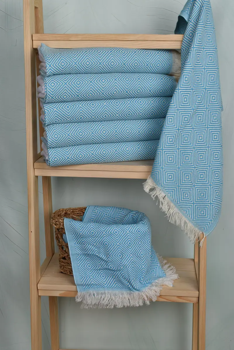 28x20 Cotton Diamond Towel, Organic Towel, Bathroom Towels, Personalized Gifts, Turkish Towel Hand Towel, Bachelor Party Favors, Gift For The Home - 3