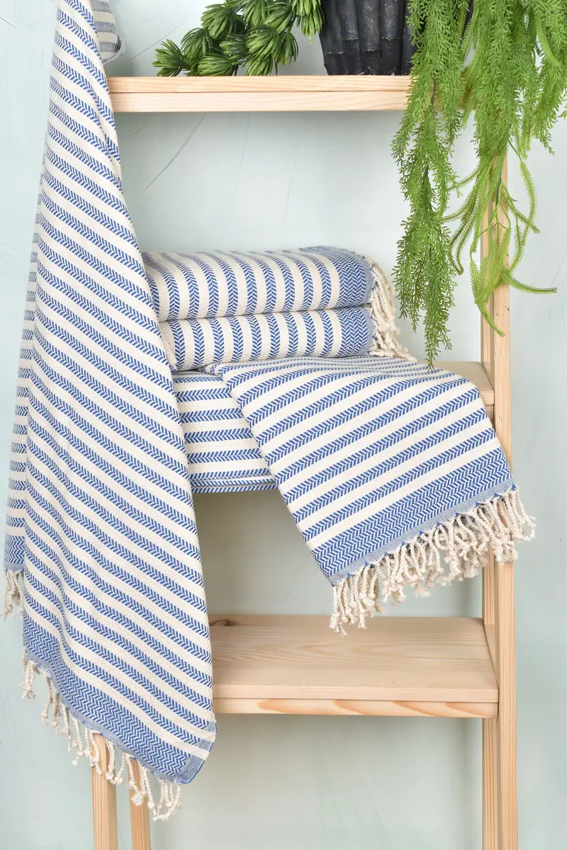 Bridal Shower Gift, Best Wedding Gift, Bridesmaid Gift, Turkish Bath Towel USA, 70x40 Cotton Chevron Towel, Maid Of Honor Gift, Gifts For Him - 6