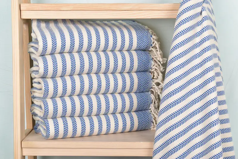 Bridal Shower Gift, Best Wedding Gift, Bridesmaid Gift, Turkish Bath Towel USA, 70x40 Cotton Chevron Towel, Maid Of Honor Gift, Gifts For Him - 2
