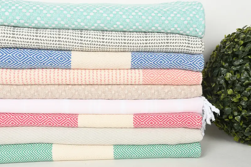 36x18 Linen Set of 10 Towel, Personalized Kitchen Towel, Bridesmaid Favors, Bridesmaid Gifts, Gift For The Home, Turkish Hand Towel, Holiday Towel - 3