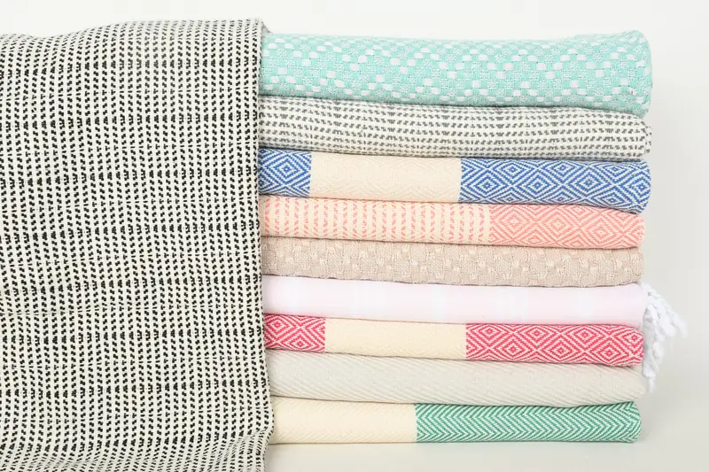 36x18 Linen Set of 10 Towel, Personalized Kitchen Towel, Bridesmaid Favors, Bridesmaid Gifts, Gift For The Home, Turkish Hand Towel, Holiday Towel - 1