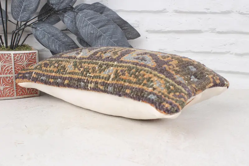 Pet Cushion, Pillow for Couch, Pastel Pillow, Throw Kilim Pillow, Personalized Gift Pillow Pillow, Cushion, Kilim Pillow, 8x16 Blue Pillow - 6