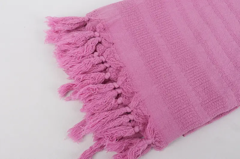 Gift For Him, Personalized Gift For Her, Absorbent towel, 68x36 Cotton Stonewashed Striped Towel, Beach Size Towel, Bachelorette Party Gift - 7