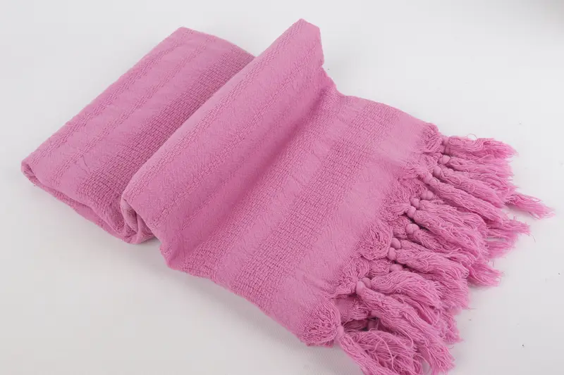 Gift For Him, Personalized Gift For Her, Absorbent towel, 68x36 Cotton Stonewashed Striped Towel, Beach Size Towel, Bachelorette Party Gift - 6