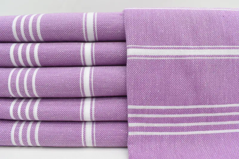 Beach towel, Absorbent Turkish towel, Valentines Gift, Custom Gift, Bachelorette Favors Beach, Summer Gift Ideas, 70x40 Cotton Striped Towel - 1