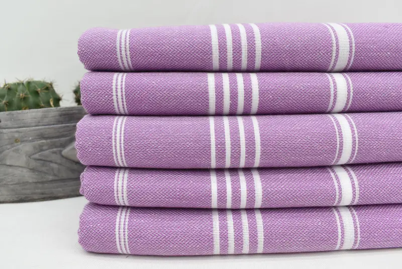 Beach towel, Absorbent Turkish towel, Valentines Gift, Custom Gift, Bachelorette Favors Beach, Summer Gift Ideas, 70x40 Cotton Striped Towel - 2