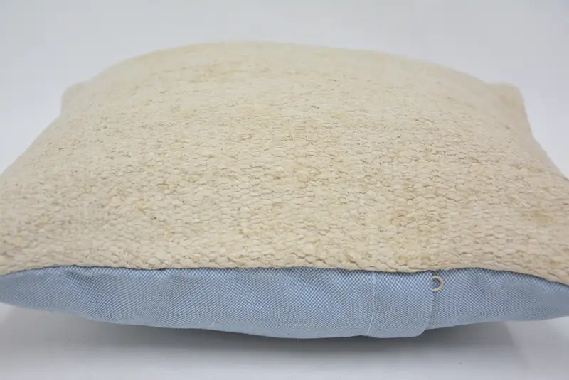 Bed Cushion Cover, Car Cushion, Handmade Kilim Cushion, 14x14 Beige Pillow Cover, Interior Designer Pillow, Antique Pillows, Cushion Cover - 5