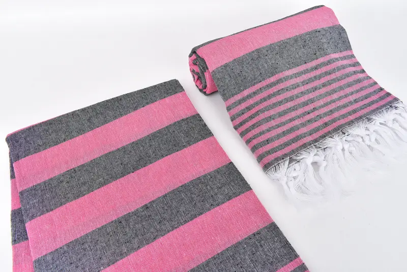 Valentines Day Gift For Her, Welcome Wedding Gift, Turkish Towel USA, 68x36 Cotton Striped Towel, Absorbent Turkish towel, Home Decor Gifts - 7