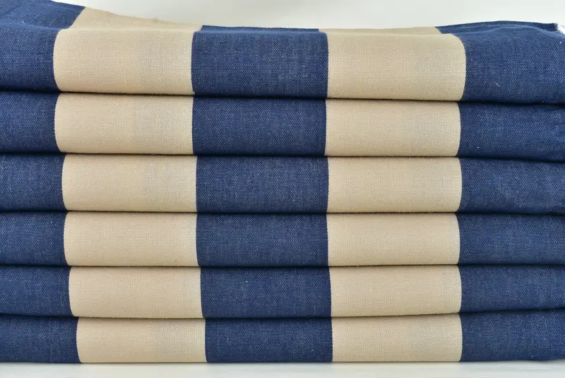 Beach Towel Gift, Beach Towel Personalized, Personalised Gift, Turkish bath towel, 70x40 Cotton Striped Towel, Housewarming Gift, Fouta towel - 2