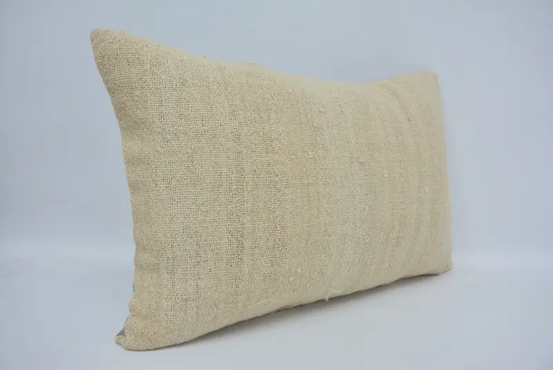 Kilim Cushion Sham, Sustainable Cushion Case, Wholesale Pillow, Turkish Kilim Pillow, Cushion Case, Vintage Kilim Pillow, 16x24 Beige Cushion Cover - 3