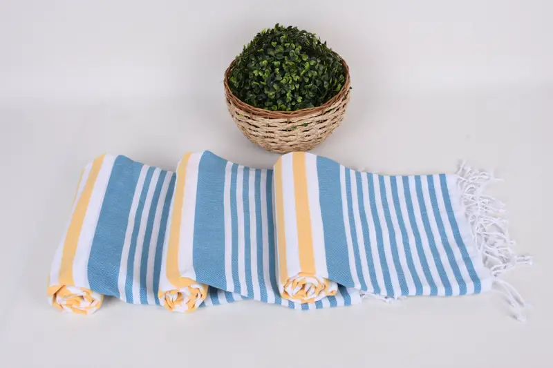 Mother Of The Groom Gift, Beach Towel Gift, Luxury Turkish Bath Towel, 68x36 Cotton Striped Towel, Organic Turkish towel, Peshtemal Towel, Spa Towel - 8
