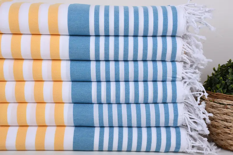 Mother Of The Groom Gift, Beach Towel Gift, Luxury Turkish Bath Towel, 68x36 Cotton Striped Towel, Organic Turkish towel, Peshtemal Towel, Spa Towel - 2
