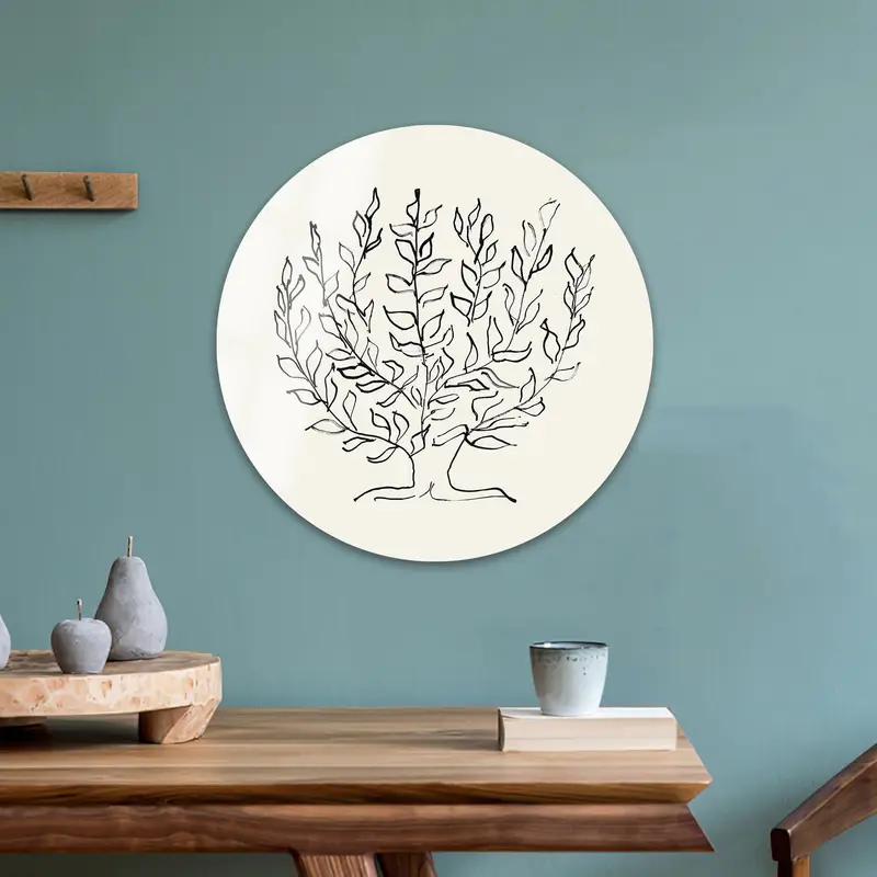 モダンな抽象ツリー キャンバス プリント - アンリ マティスにインスピレーションを得た