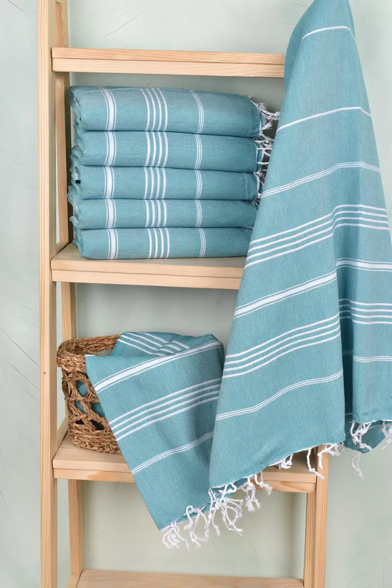 Personalized Bridesmaid Gift, 70x40 Cotton Striped Towel, Home Gift, Handmade Turkish Towel, Personalized Turkish Towel, Turkish Towel USA - 3