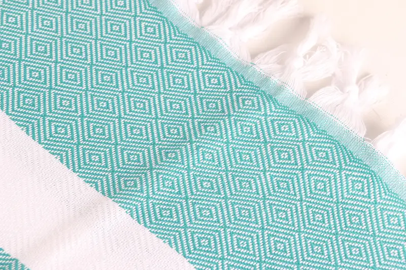 Pool Towels, Bath towel, Best Beach Towel, House Warming Gift, 70x40 Cotton Diamond Towel, First Wedding Anniversary Gift, Personalized Beach Towel - 6