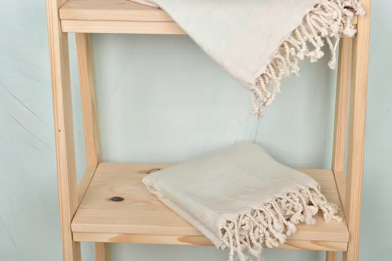 Monogram Turkish Towel, Wedding Gift For Bride, Lightweight Turkish towel, Scarf Towel, Monogram Beach Towel, 68x40 Linen Striped Towel - 5