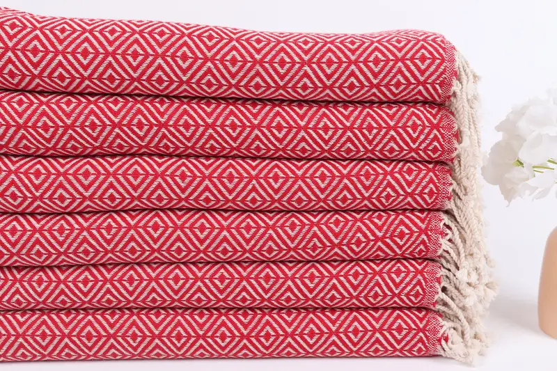 Gift For Bride, Yoga Towel, Personalized Gift, Organic Turkish towel, Unique Wedding Gift, Travel Towel, 70x40 Cotton Diamond Towel, Gift For Him - 3