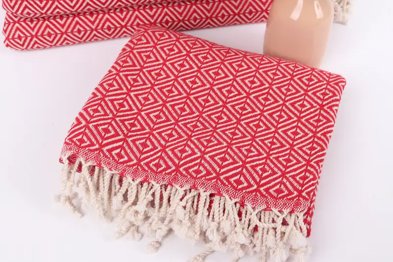 Gift For Bride, Yoga Towel, Personalized Gift, Organic Turkish towel, Unique Wedding Gift, Travel Towel, 70x40 Cotton Diamond Towel, Gift For Him - 5