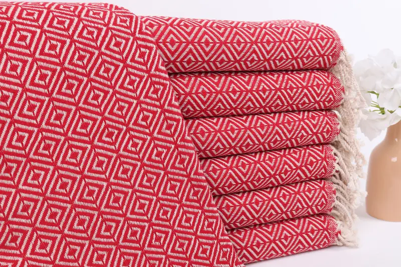 Gift For Bride, Yoga Towel, Personalized Gift, Organic Turkish towel, Unique Wedding Gift, Travel Towel, 70x40 Cotton Diamond Towel, Gift For Him - 1
