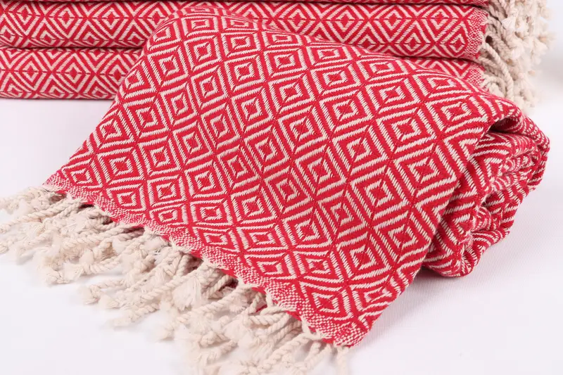 Gift For Bride, Yoga Towel, Personalized Gift, Organic Turkish towel, Unique Wedding Gift, Travel Towel, 70x40 Cotton Diamond Towel, Gift For Him - 4