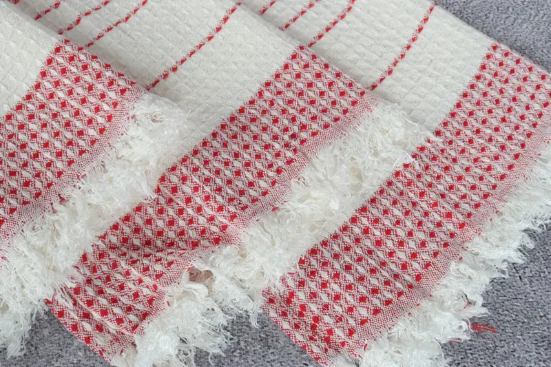 Turkish Towel Hand Towel, Monogram Hand Towel, Bridesmaid Gifts, 40x20 Cotton Waffle Towel, Bachelor Party Gifts, Bridal Shower Gift, Gifts For Him - 5