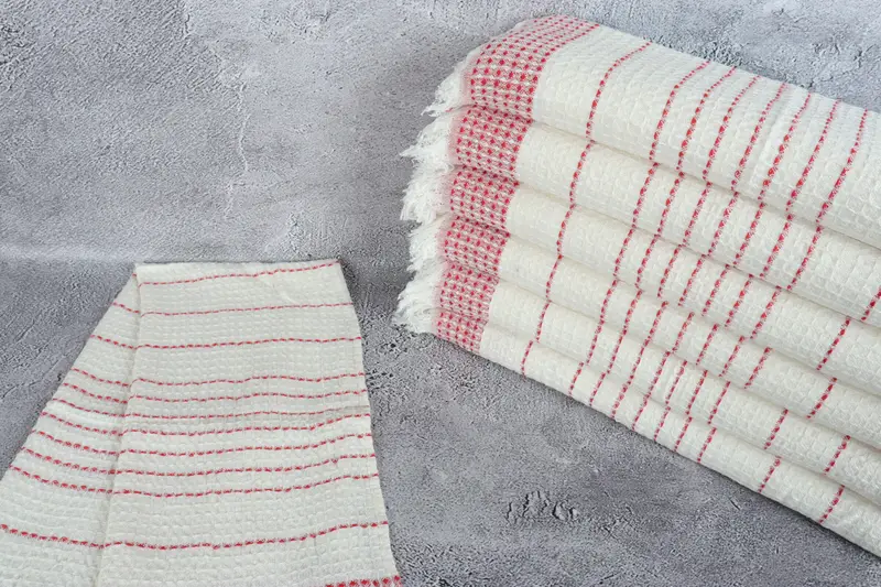 Turkish Towel Hand Towel, Monogram Hand Towel, Bridesmaid Gifts, 40x20 Cotton Waffle Towel, Bachelor Party Gifts, Bridal Shower Gift, Gifts For Him - 2