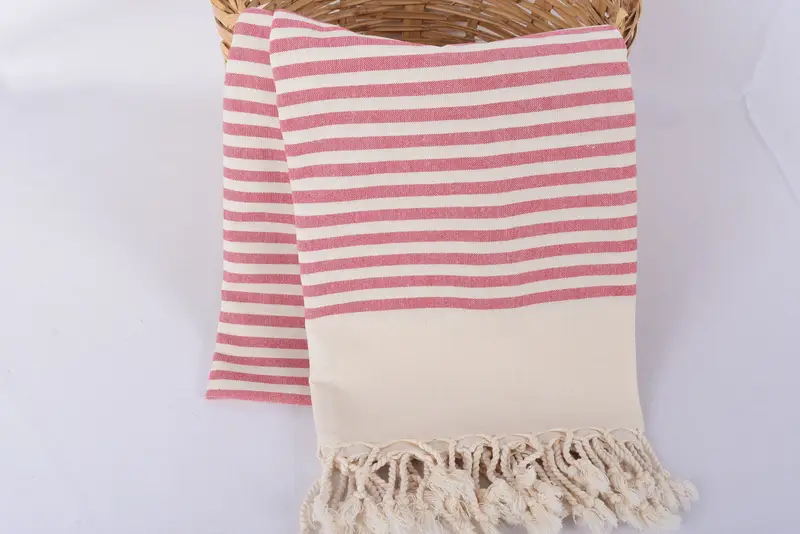 70x40 Cotton Striped Towel, Anniversary Gift For Her, Bachelorette Party Gift, Wedding Favors, Peshtemal Towel, Absorbent Turkish towel, Guest Towel - 5