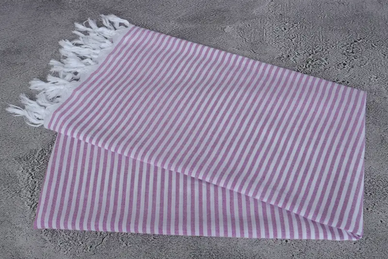 Home Decor Gifts, Beach Towel Gift, Bachelor Party Favors, Hammam Towel USA, 68x36 Cotton Striped Towel, Guest Towel, Custom Wedding Gift - 6