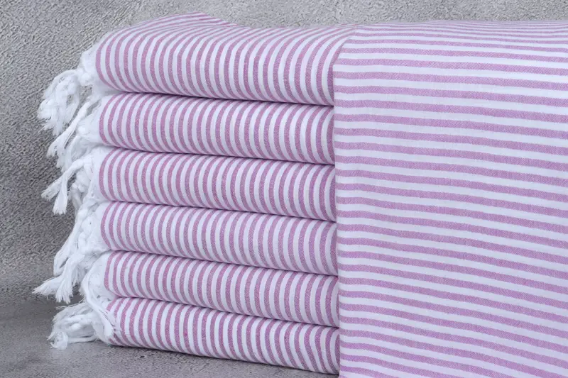 Home Decor Gifts, Beach Towel Gift, Bachelor Party Favors, Hammam Towel USA, 68x36 Cotton Striped Towel, Guest Towel, Custom Wedding Gift - 1