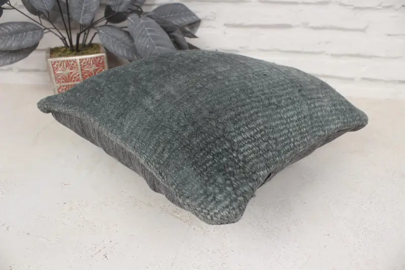 Gift Pillow, Pillow Cover, 14x14 Green Cushion, Home Decor Pillow, Sofa Bolster Cushion Cover, Pillow for Sofa, Bright Pillow Cover - 6