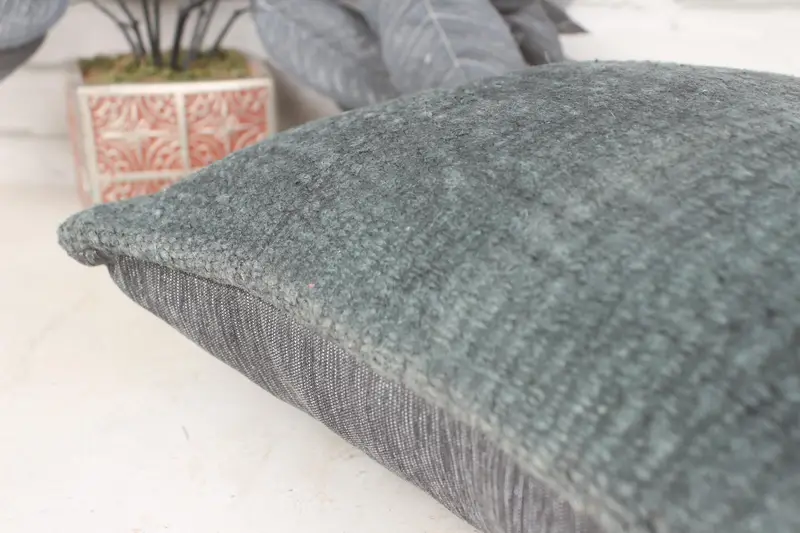 Gift Pillow, Pillow Cover, 14x14 Green Cushion, Home Decor Pillow, Sofa Bolster Cushion Cover, Pillow for Sofa, Bright Pillow Cover - 7