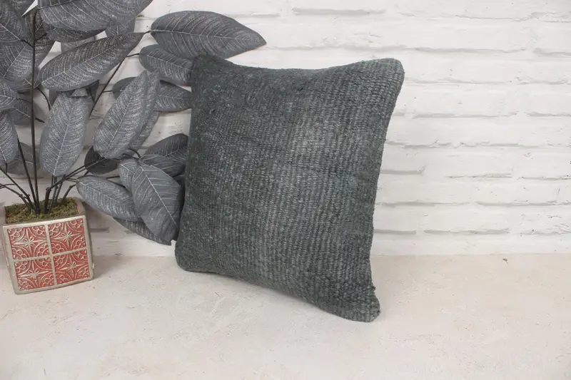 Gift Pillow, Pillow Cover, 14x14 Green Cushion, Home Decor Pillow, Sofa Bolster Cushion Cover, Pillow for Sofa, Bright Pillow Cover - 4