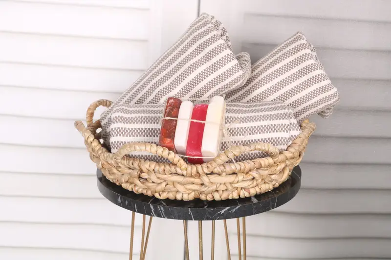 Gift Boxes Towel, 76x40 Cotton Striped Towel, Monogram Turkish Towel, Sand-resistant towel, Turkish Towel USA, Hammam Towel USA, Bulk Order Towel - 4