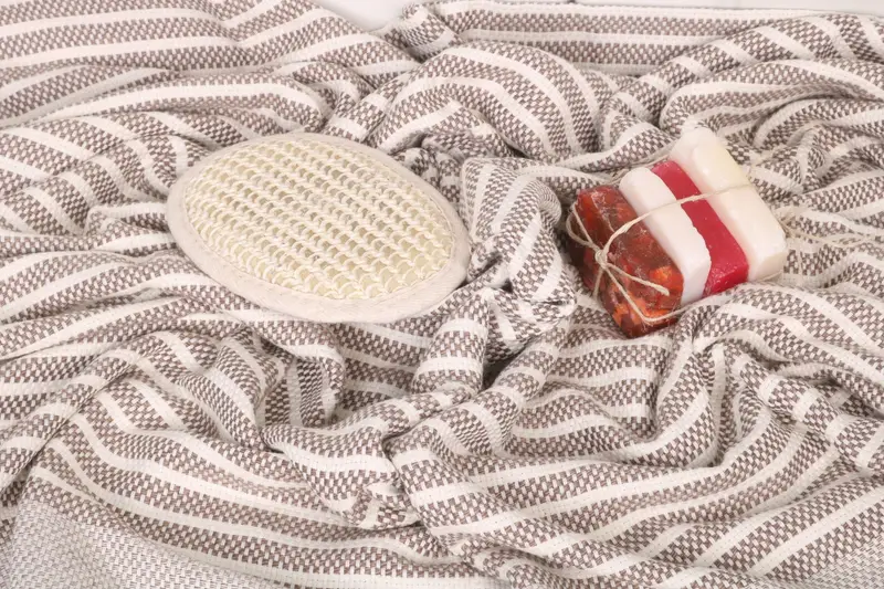 Gift Boxes Towel, 76x40 Cotton Striped Towel, Monogram Turkish Towel, Sand-resistant towel, Turkish Towel USA, Hammam Towel USA, Bulk Order Towel - 7