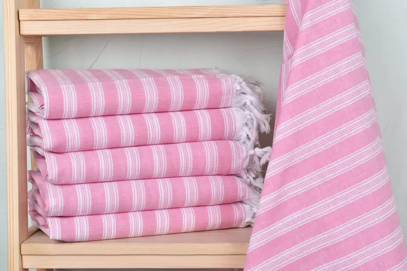 Sand-resistant towel, Personalized Beach Towel, Bachelorette Party Favor, Turkish hand towel, 70x40 Cotton Striped Towel, Beach Towel Bulk - 2
