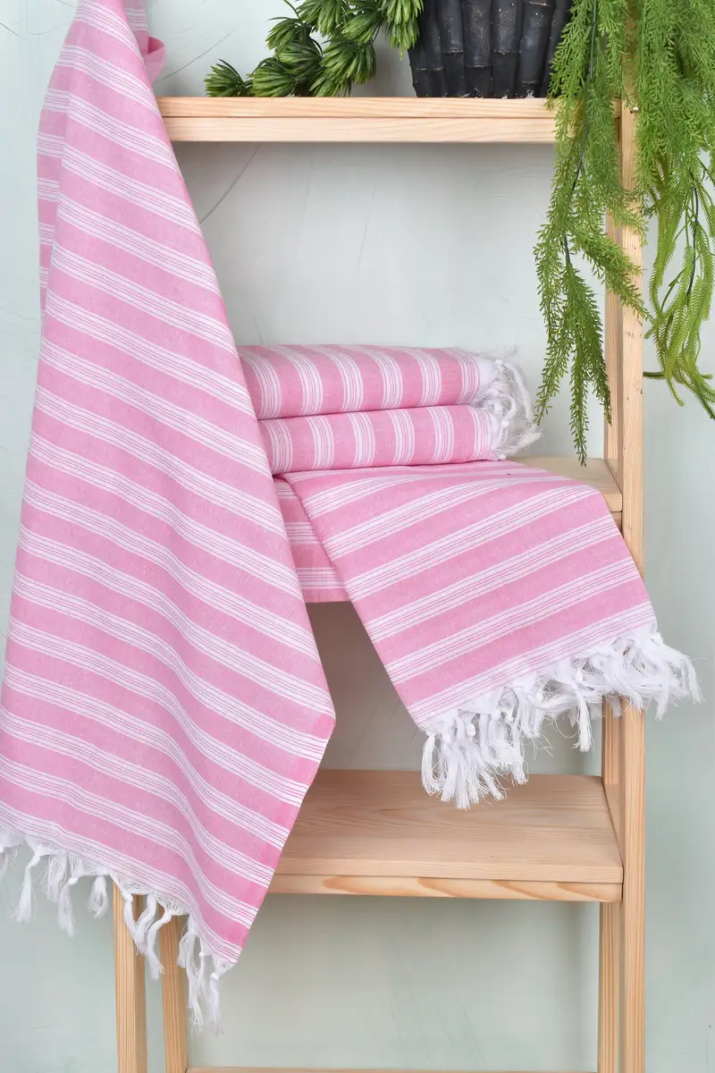 Sand-resistant towel, Personalized Beach Towel, Bachelorette Party Favor, Turkish hand towel, 70x40 Cotton Striped Towel, Beach Towel Bulk - 6