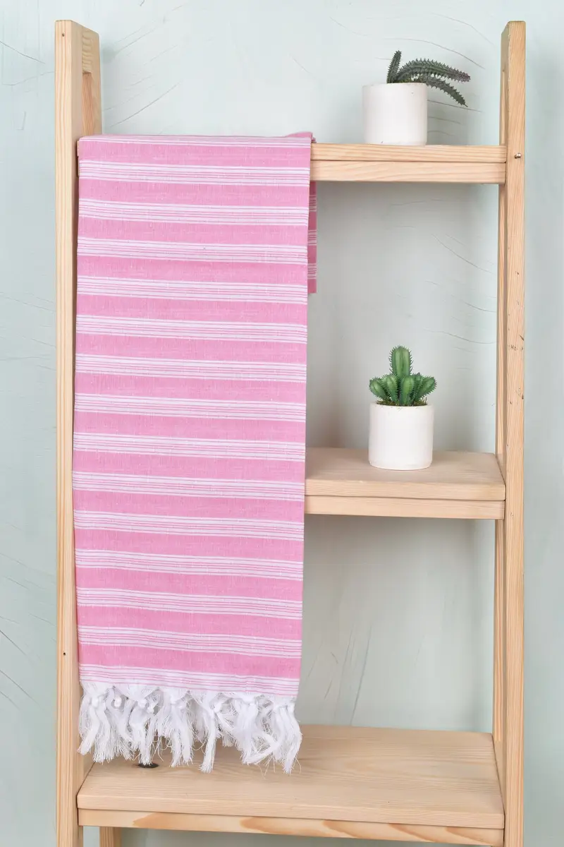 Sand-resistant towel, Personalized Beach Towel, Bachelorette Party Favor, Turkish hand towel, 70x40 Cotton Striped Towel, Beach Towel Bulk - 8