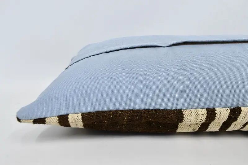 Gift Pillow, Boho Pillow, Vintage Throw Cushion, 16x48 Brown Pillow Cover, Cushion Case, Designer Throw Pillow Cover, Kilim Pillow Cover - 5