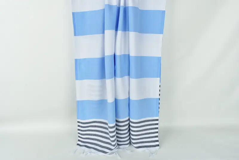 Lightweight towel, Cute Beach Towel, Gift For Boyfriend, Sand-free towel, Bath towel, Florida Bachelorette Party Favors, 70x40 Cotton Striped Towel - 8