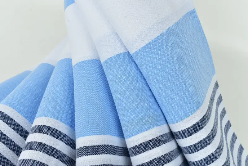 Lightweight towel, Cute Beach Towel, Gift For Boyfriend, Sand-free towel, Bath towel, Florida Bachelorette Party Favors, 70x40 Cotton Striped Towel - 5