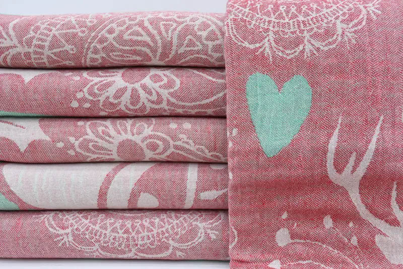 Beach Wedding Favor, Home Decor Gifts, Deer Pattern Towel, Turkish beach towel, Quick-Dry Beach Towel, 70x40 Cotton Christmas Design, Bathroom Towel - 2
