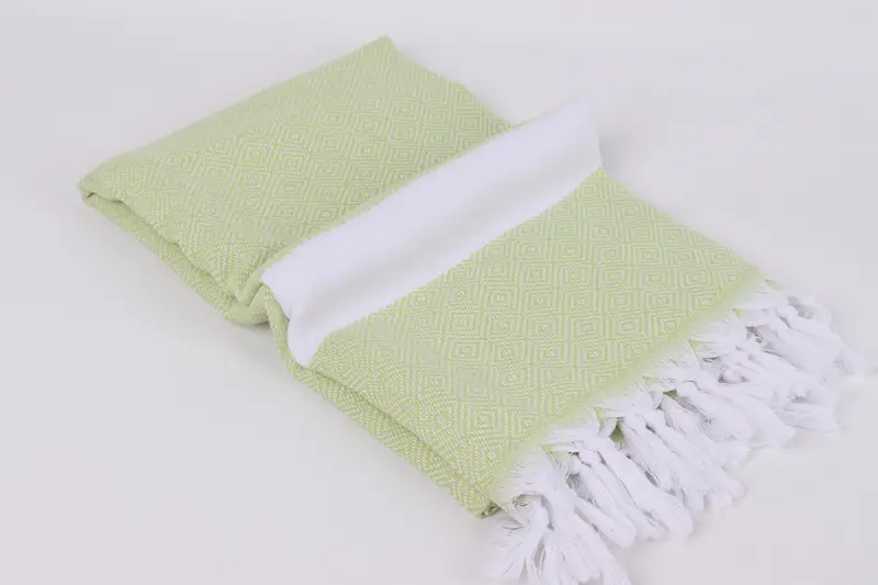 Family Gift, Personalized Towel Gift, Beach towel, Handwoven Turkish Towel, Organic Turkish towel, 70x40 Cotton Diamond Towel, Personalized Gifts - 6
