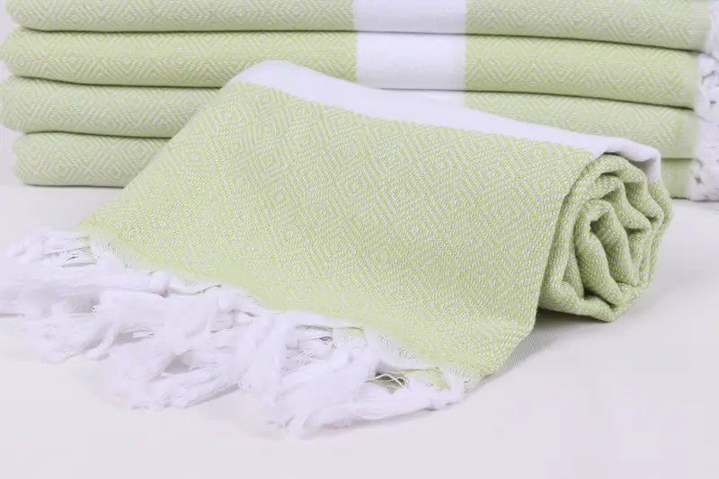 Family Gift, Personalized Towel Gift, Beach towel, Handwoven Turkish Towel, Organic Turkish towel, 70x40 Cotton Diamond Towel, Personalized Gifts - 4